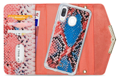 Mobilize 2In1 Gelly Velvet Clutch For Samsung Galaxy A40 Coral Snake - Essentify