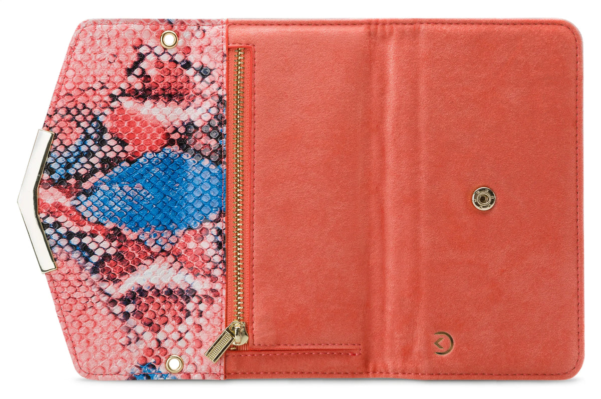 Mobilize 2In1 Gelly Velvet Clutch For Samsung Galaxy S10 Coral Snake - Essentify