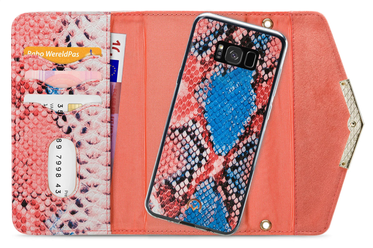 Mobilize 2In1 Gelly Velvet Clutch For Samsung Galaxy S8 Coral Snake - Essentify