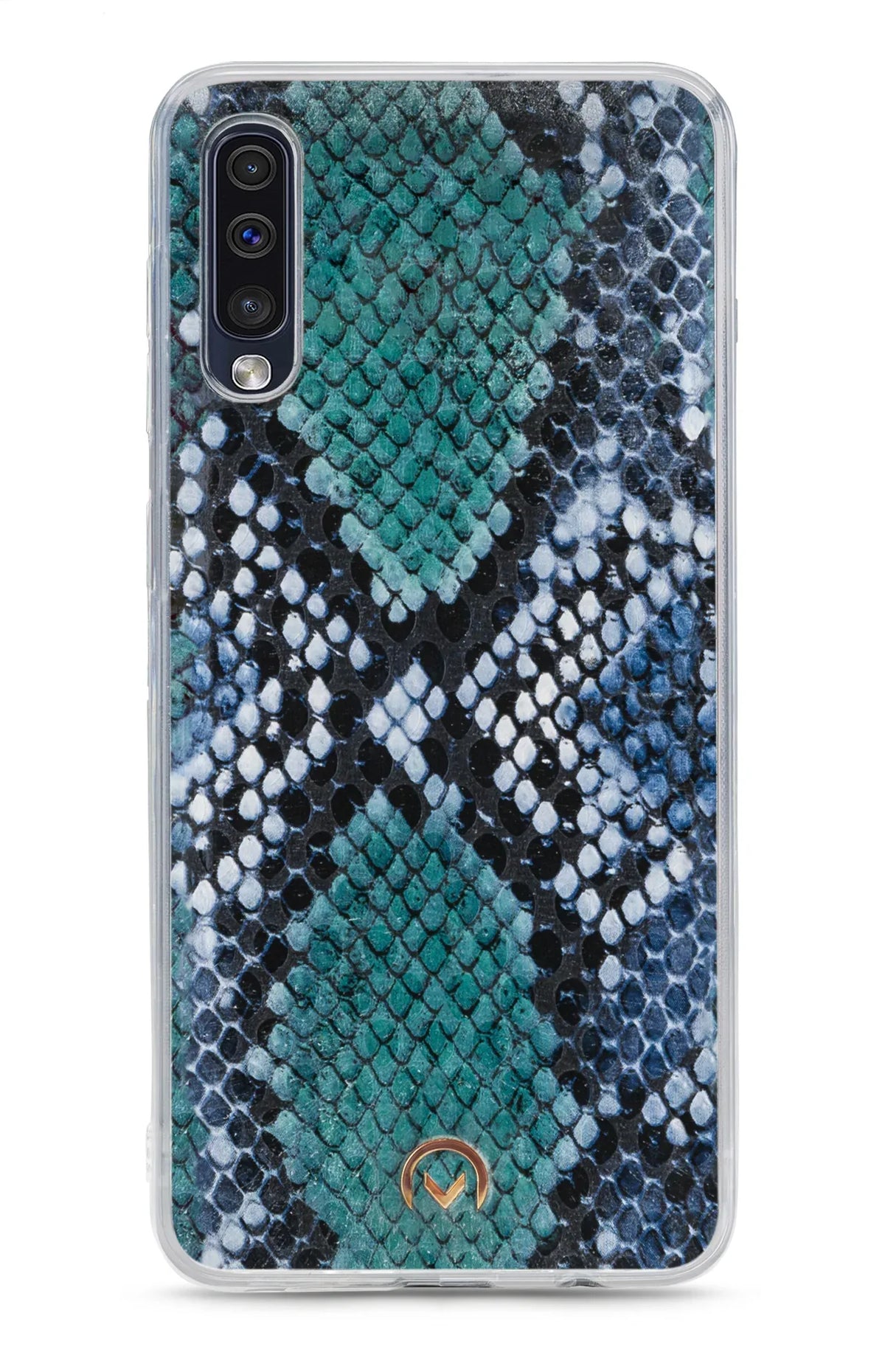 Mobilize 2In1 Gelly Velvet Clutch For Samsung Galaxy A30S/A50 Royal Blue Snake - Essentify