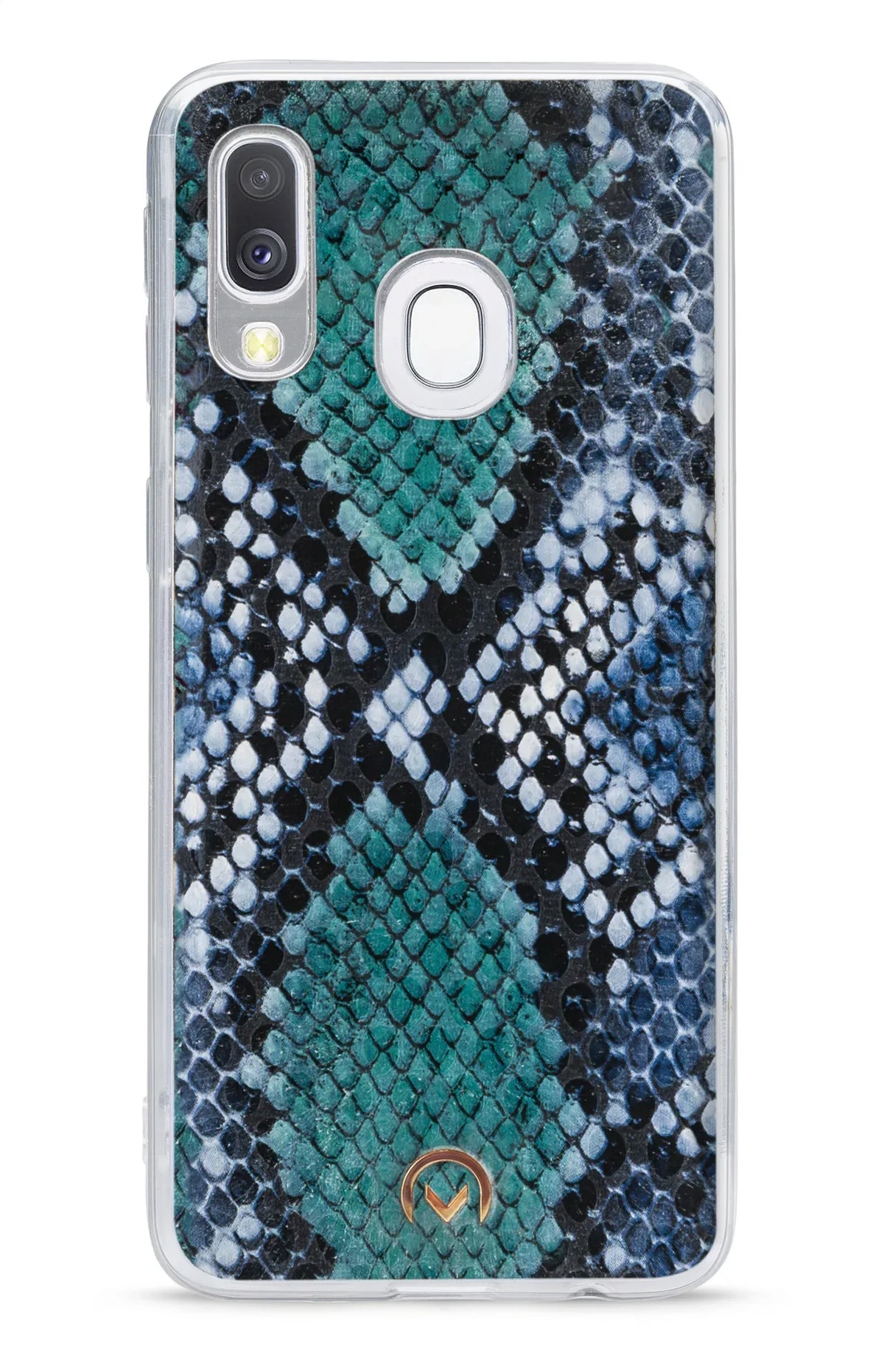 Mobilize 2In1 Gelly Velvet Clutch For Samsung Galaxy A40 Royal Blue Snake - Essentify