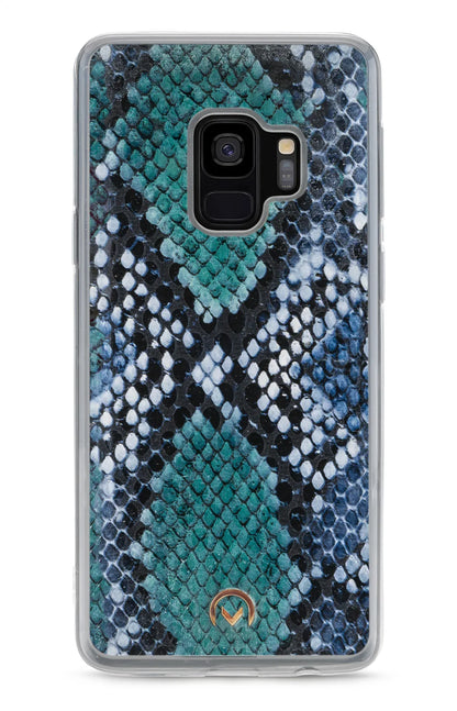 Mobilize 2In1 Gelly Velvet Clutch For Samsung Galaxy S9 Royal Blue Snake - Essentify