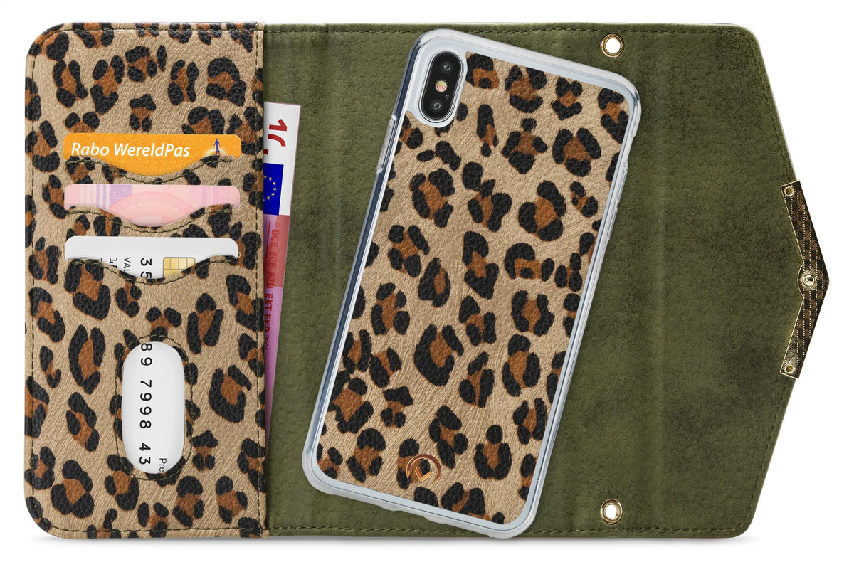 Mobilize 2In1 Gelly Clutch For Apple Iphone X/Xs Green Leopard - Essentify
