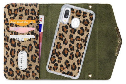 Mobilize 2In1 Gelly Clutch For Samsung Galaxy A40 Green Leopard - Essentify