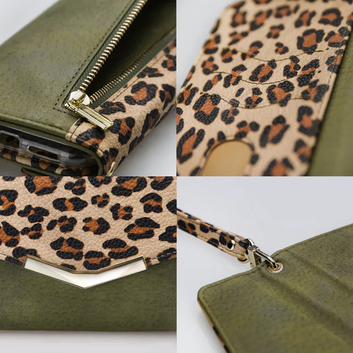 Mobilize 2In1 Gelly Clutch For Samsung Galaxy A20E Green Leopard - Essentify