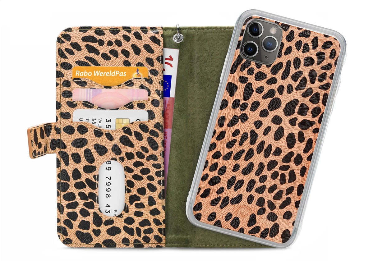 Mobilize 2In1 Gelly Zipper Case Apple Iphone 11 Pro Max Olive/Leopard - Essentify