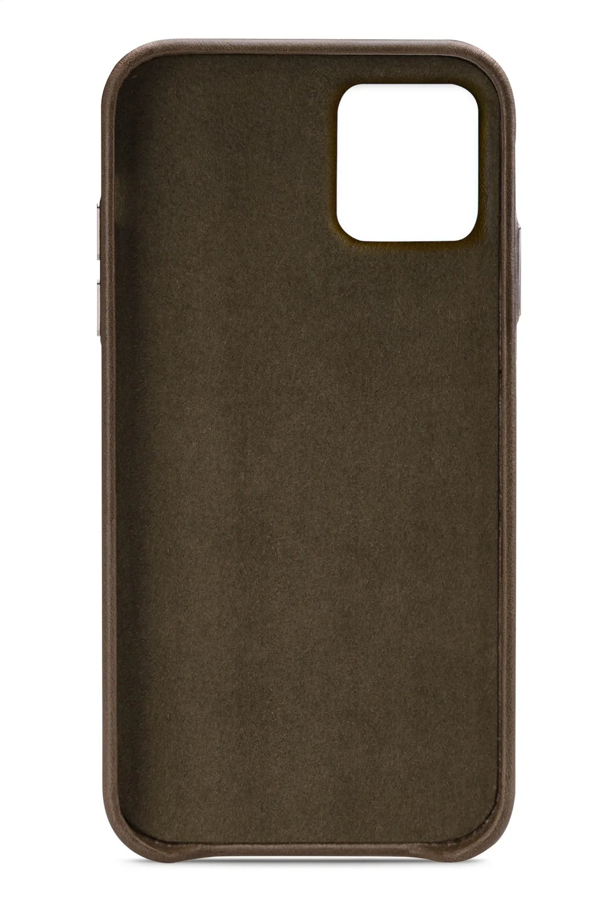 Senza Desire Leather Cover With Card Slot Apple Iphone 11 Pro Max Burned Olive - Essentify