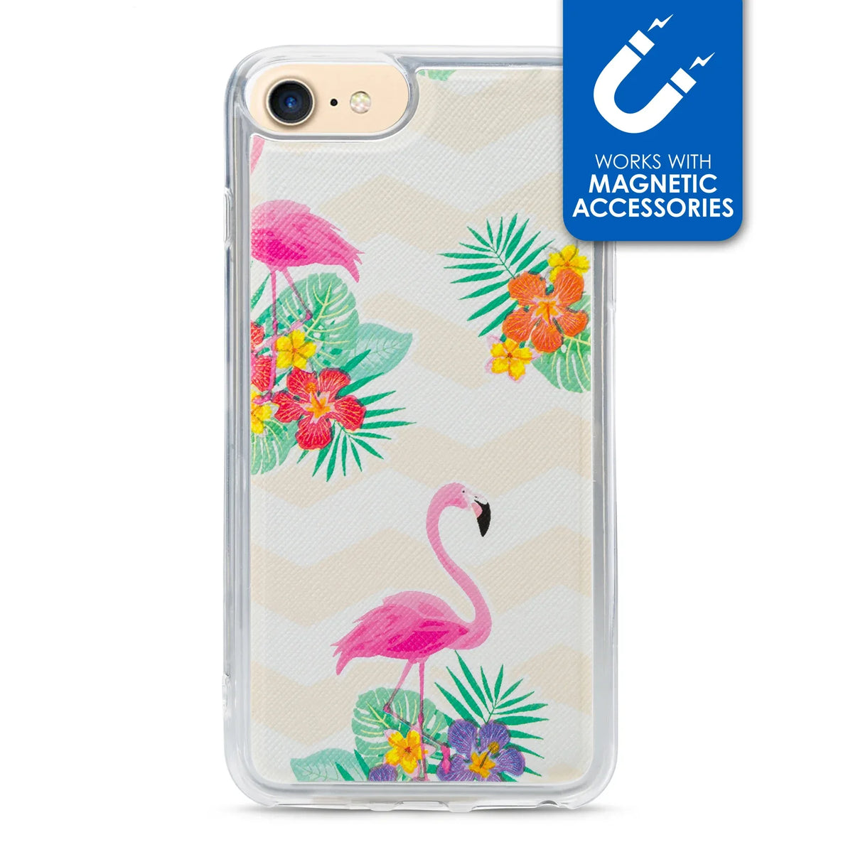My Style Magneta Case For Apple Iphone 6 Plus/6S Plus/7 Plus/8 Plus Flamingo - Essentify