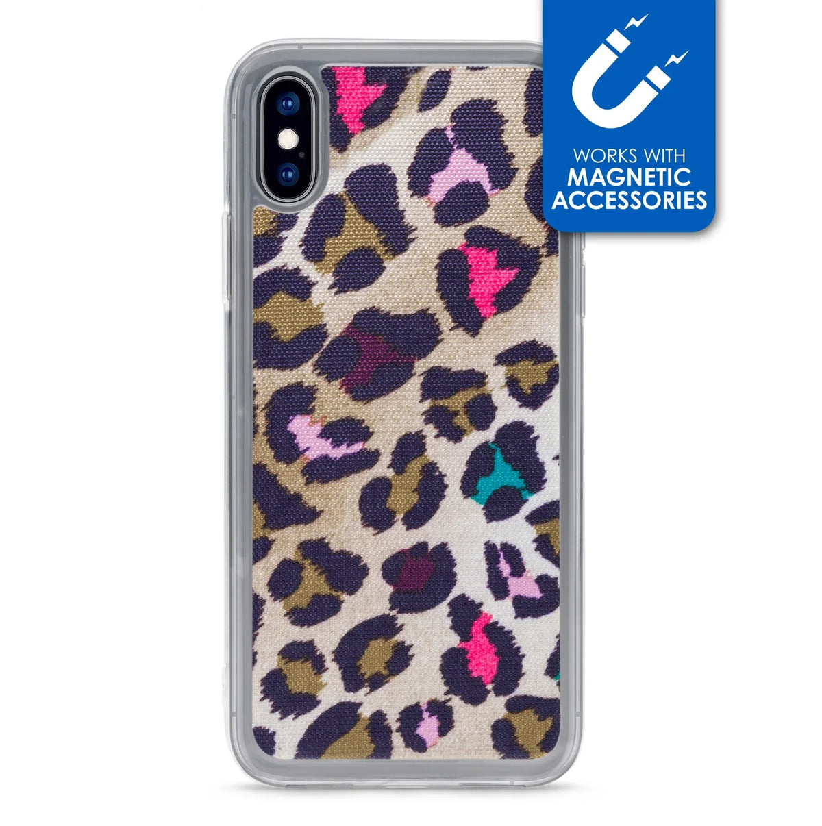 My Style Magneta Case For Apple Iphone X/Xs Colorful Leopard - Essentify
