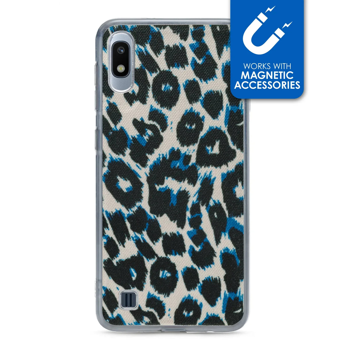 My Style Magneta Case For Samsung Galaxy A10 Blue Leopard - Essentify