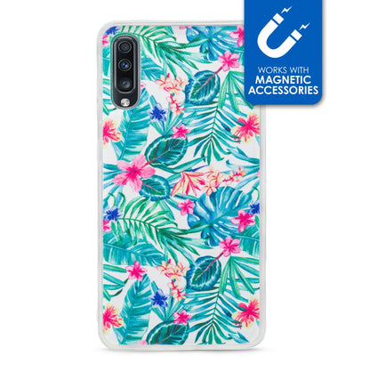 My Style Magneta Case For Samsung Galaxy A70 White Jungle - Essentify