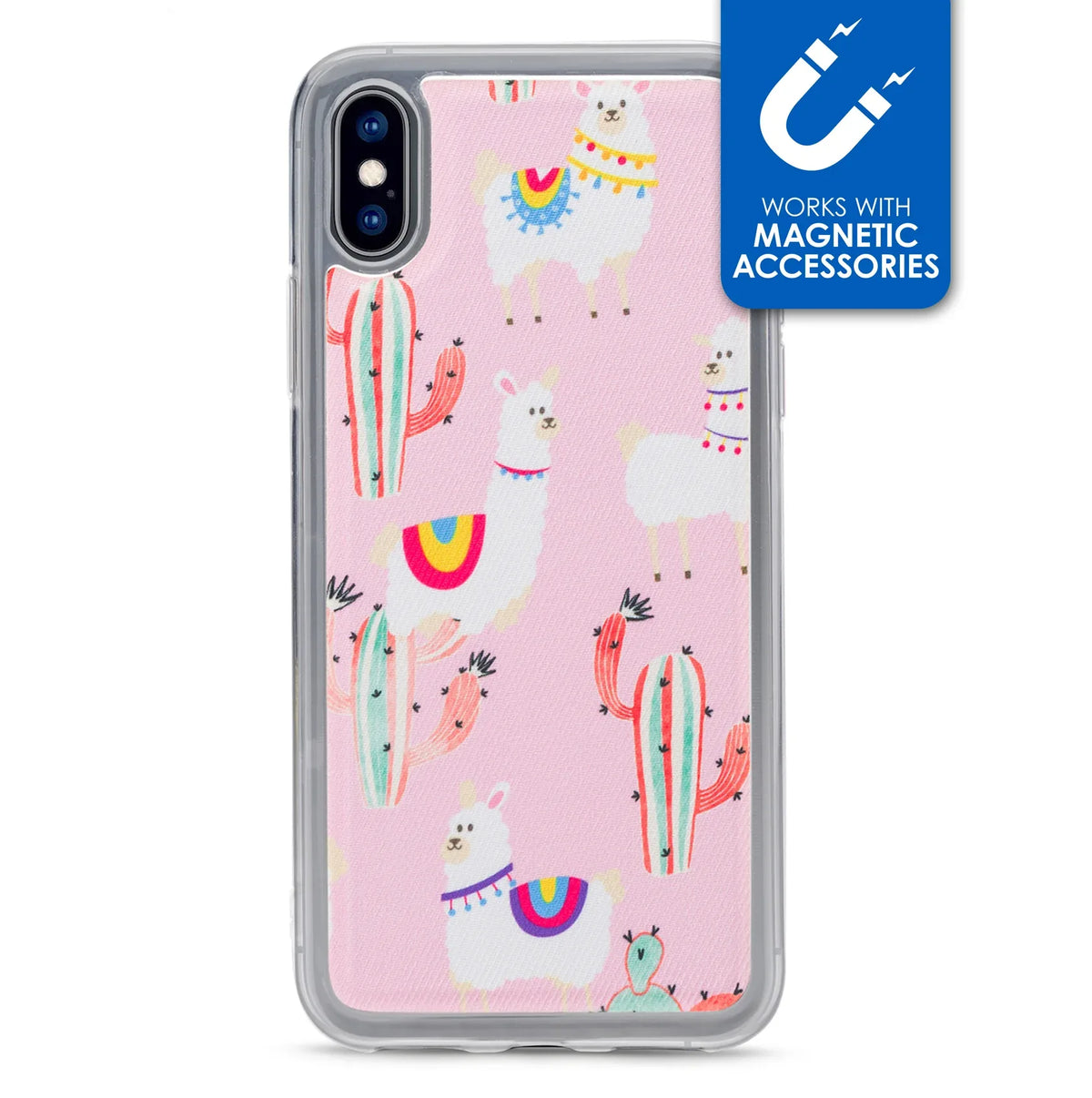 My Style Magneta Case For Apple Iphone X/Xs Pink Alpaca - Essentify