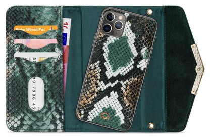 Mobilize 2In1 Gelly Velvet Clutch For Apple Iphone 11 Pro Green Snake - Essentify