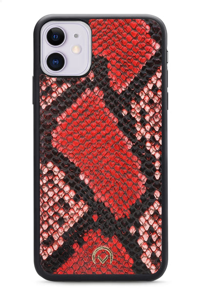 Mobilize 2In1 Gelly Velvet Clutch For Apple Iphone 11 Red Snake - Essentify