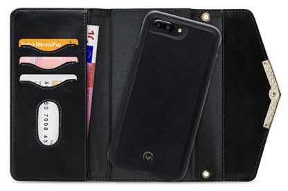 Mobilize 2In1 Gelly Velvet Clutch For Apple Iphone 6 Plus/6S Plus/7 Plus/8 Plus Deep Black - Essentify