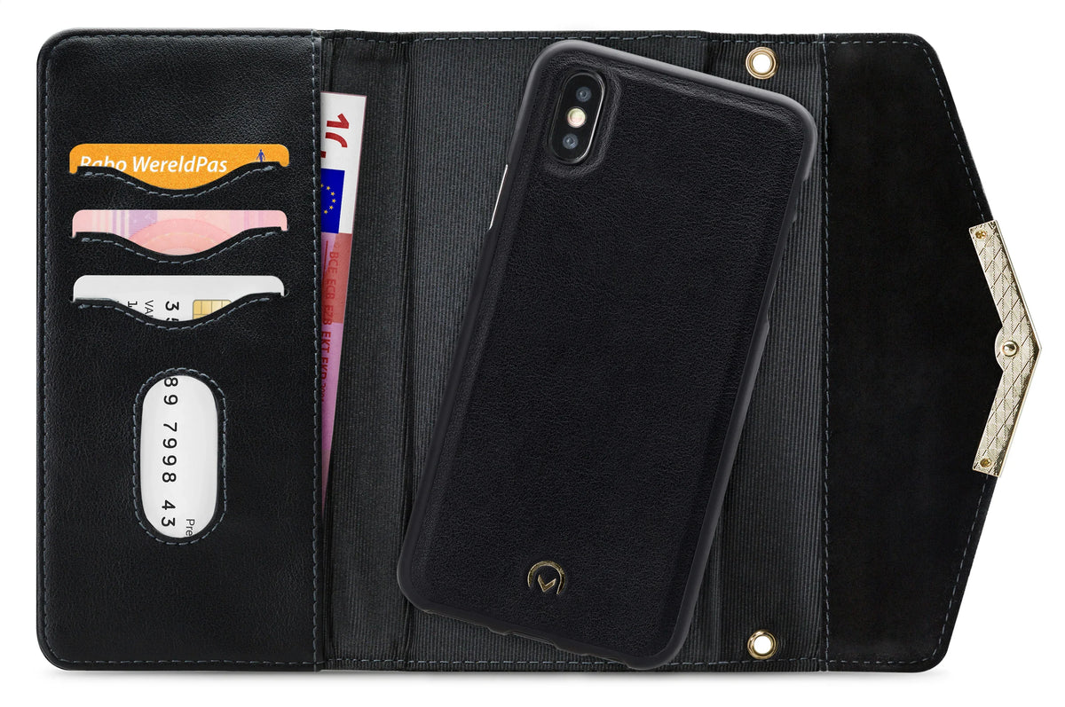 Mobilize 2In1 Gelly Velvet Clutch For Apple Iphone X/Xs Deep Black - Essentify