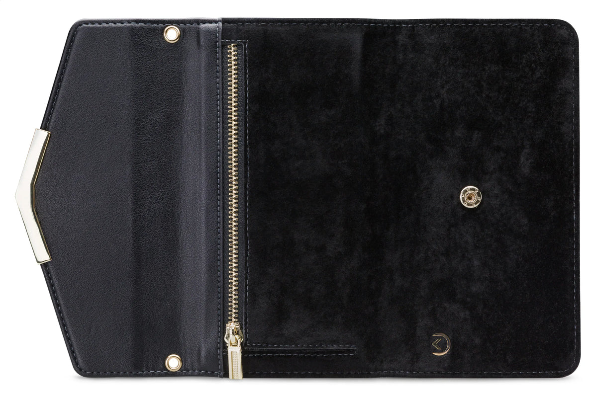 Mobilize 2In1 Gelly Velvet Clutch For Samsung Galaxy A30S/A50 Deep Black - Essentify