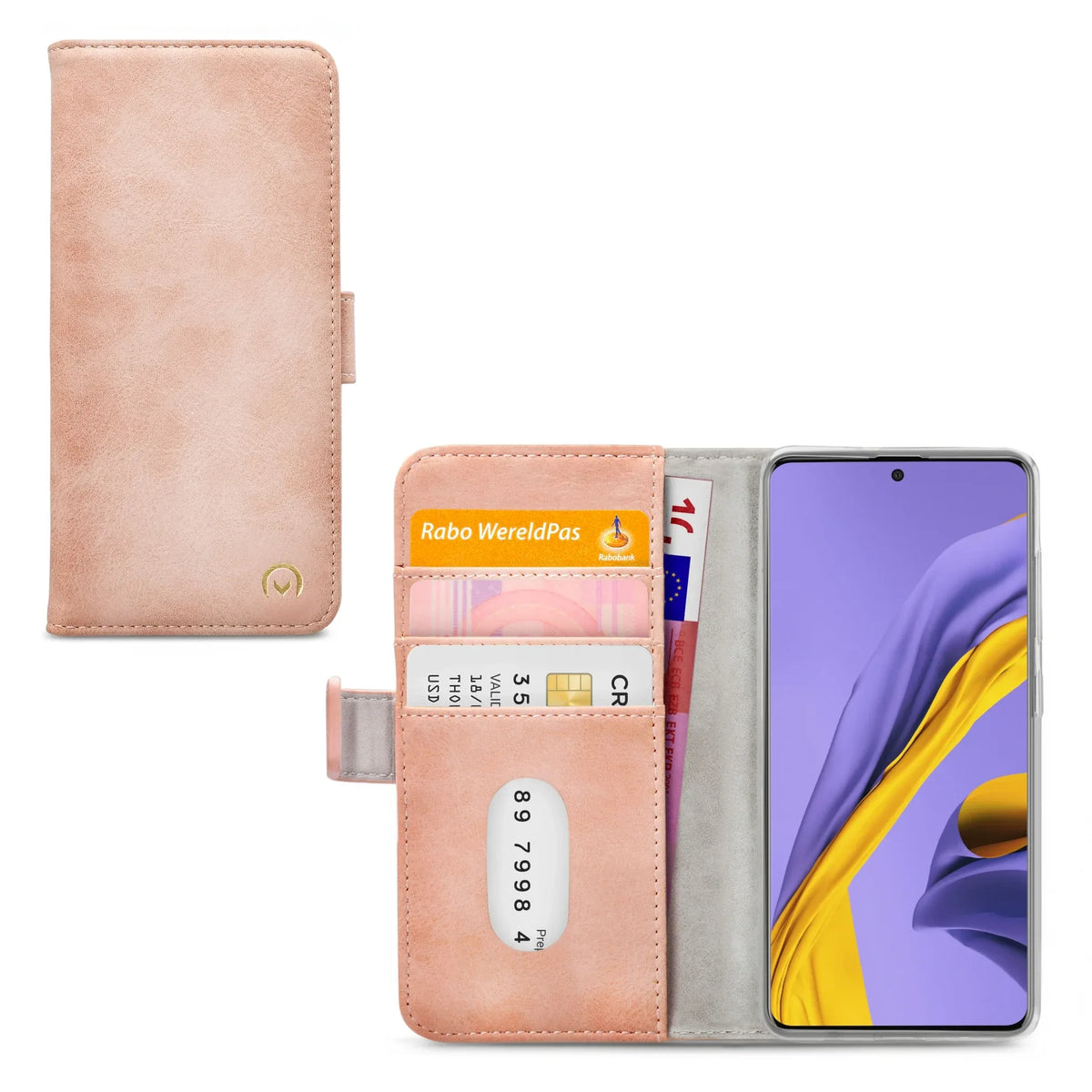 Mobilize Elite Gelly Wallet Book Case Samsung Galaxy A71 Soft Pink - Essentify
