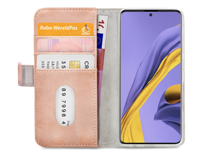Mobilize Elite Gelly Wallet Book Case Samsung Galaxy A71 Soft Pink - Essentify