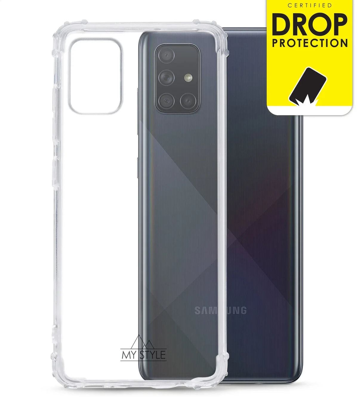 My Style Protective Flex Case For Samsung Galaxy A71 Clear - Essentify