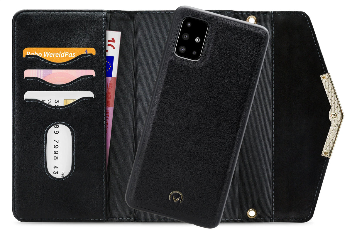 Mobilize 2In1 Gelly Velvet Clutch For Samsung Galaxy A51 Deep Black - Essentify