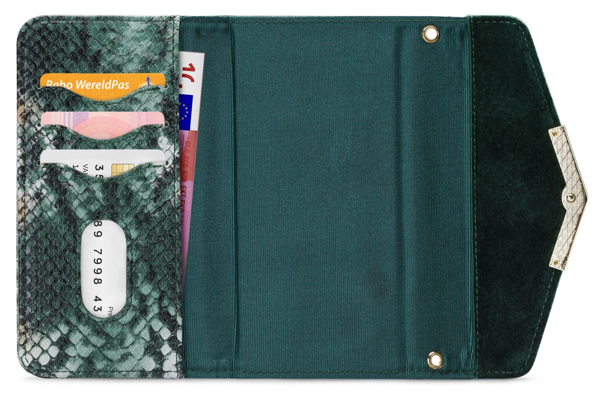 Mobilize 2In1 Gelly Velvet Clutch For Samsung Galaxy S20+/S20+ 5G Green Snake - Essentify