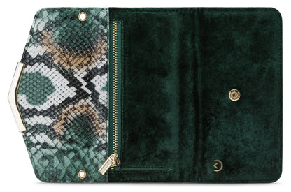 Mobilize 2In1 Gelly Velvet Clutch For Samsung Galaxy S20+/S20+ 5G Green Snake - Essentify