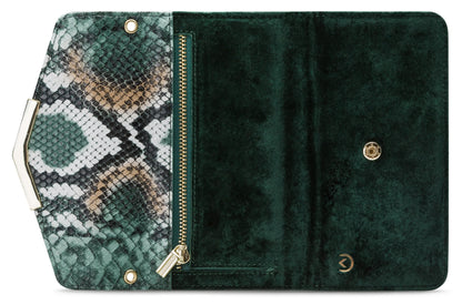 Mobilize 2In1 Gelly Velvet Clutch For Samsung Galaxy S20 Ultra/S20 Ultra 5G Green Snake - Essentify