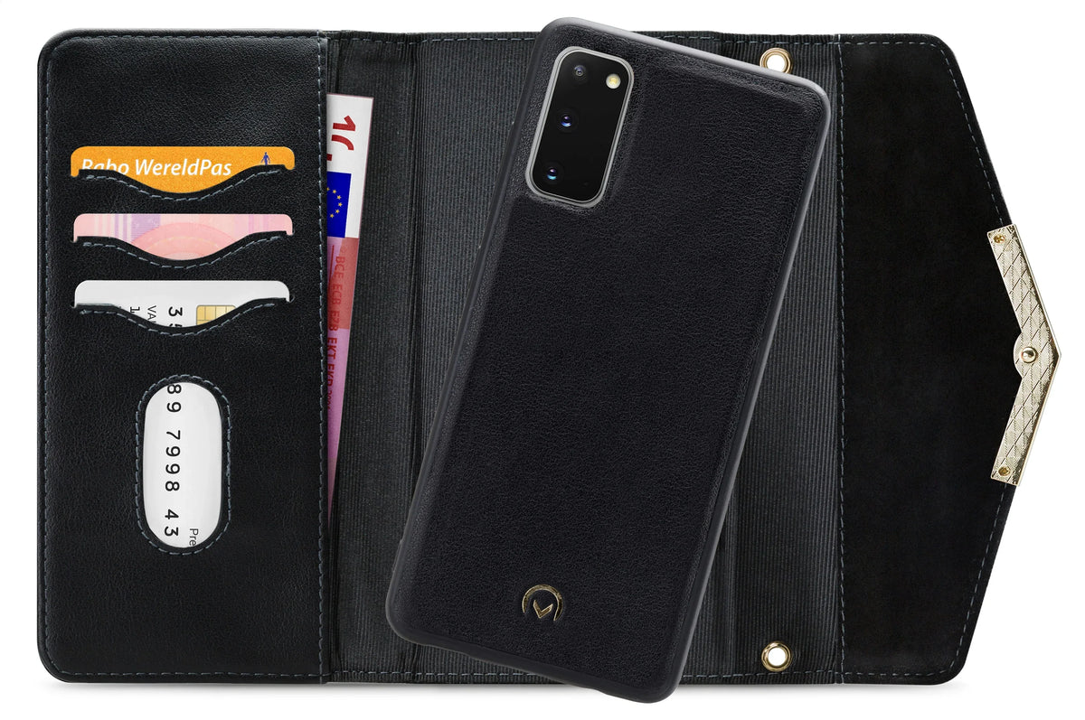 Mobilize 2In1 Gelly Velvet Clutch For Samsung Galaxy S20/S20 5G Deep Black - Essentify