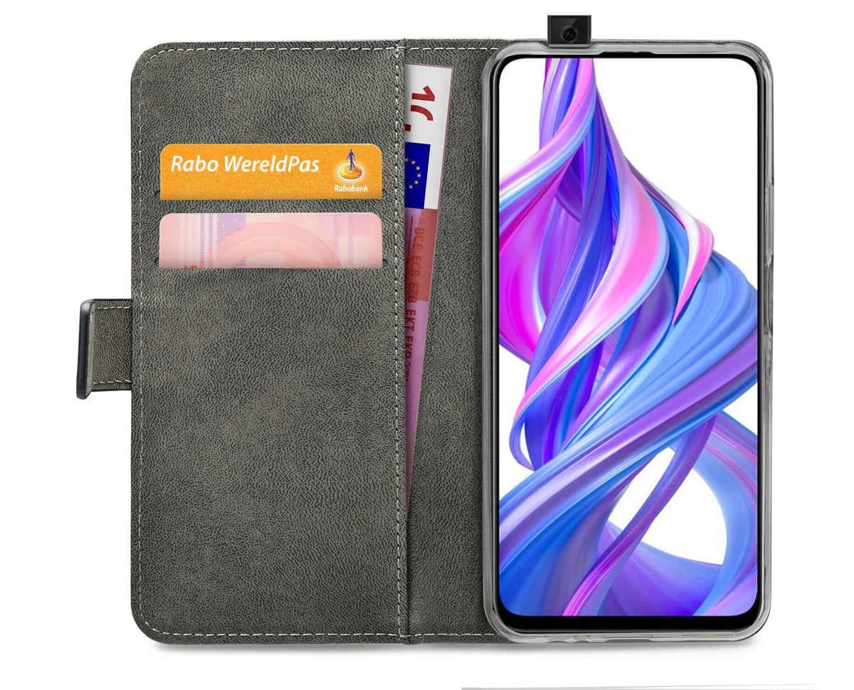 Mobilize Classic Gelly Wallet Book Case Honor 9X Pro Black - Essentify