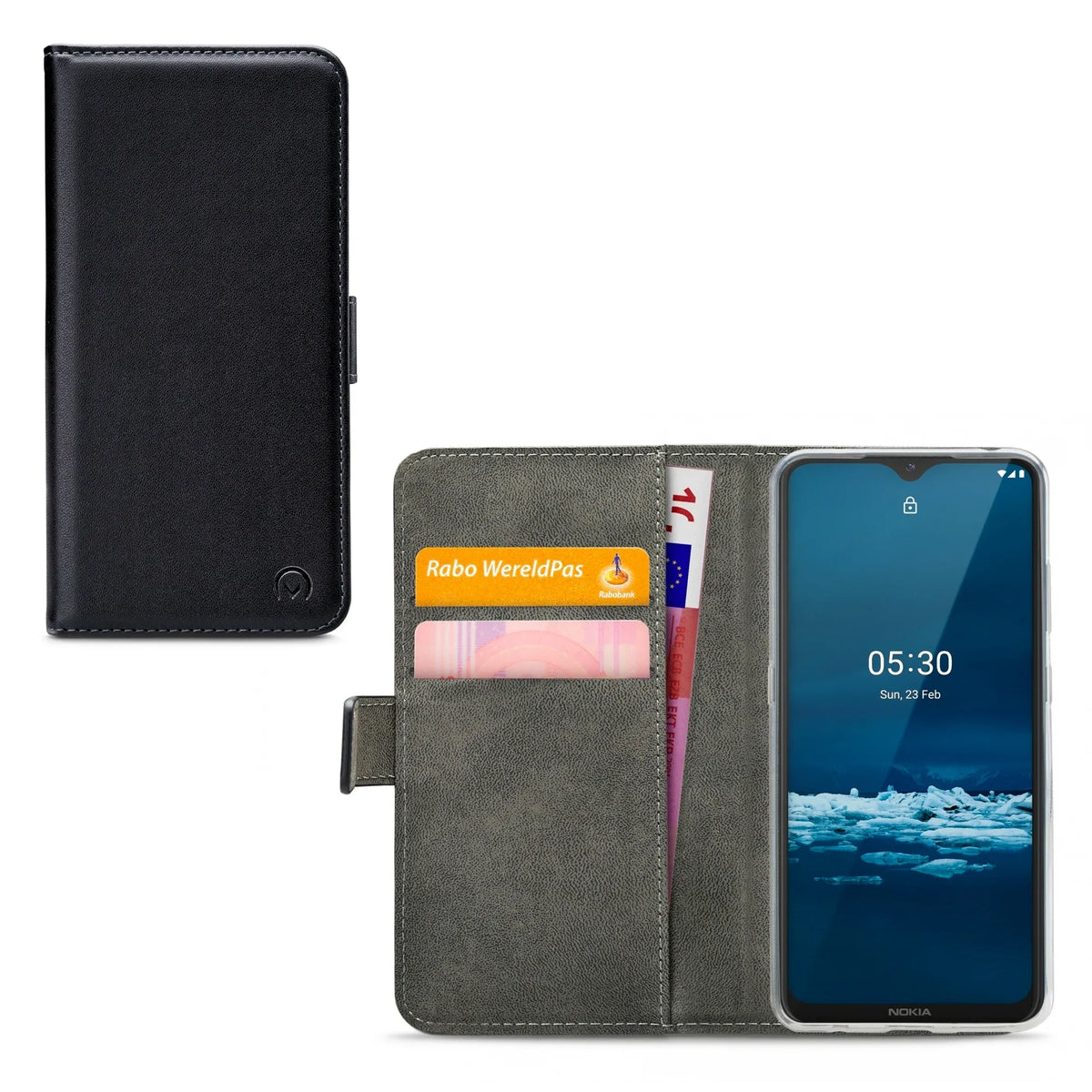 Mobilize Classic Gelly Wallet Book Case Nokia 5.3 Black - Essentify