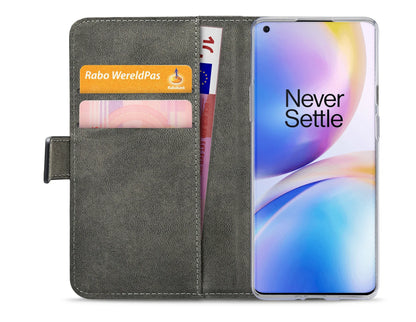 Mobilize Classic Gelly Wallet Book Case Oneplus 8 Pro Black - Essentify