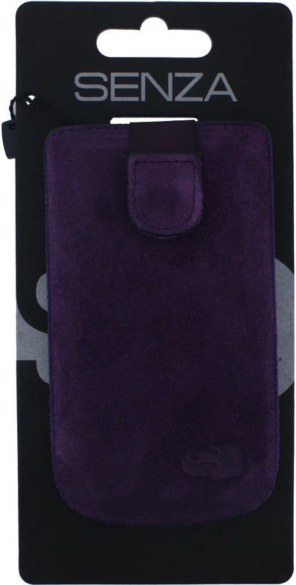 Senza Suede Slide Case Velvet Purple Size Xxl - Essentify