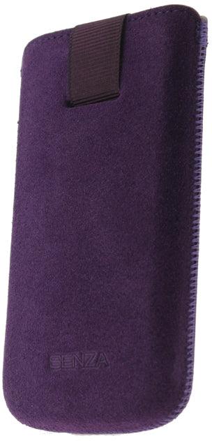 Senza Suede Slide Case Velvet Purple Size Xxl - Essentify