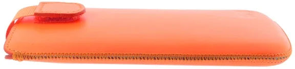 Senza Leather Slide Case Neon Orange Size Xxl - Essentify