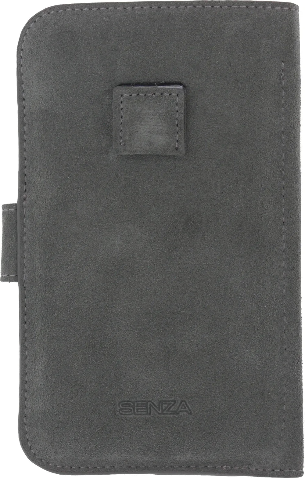 Senza Suede Wallet Slide Case Warm Grey Size Xxl - Essentify