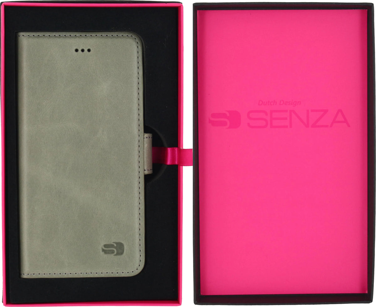 Senza Pure Leather Wallet Apple Iphone 6/6S Moss Green - Essentify