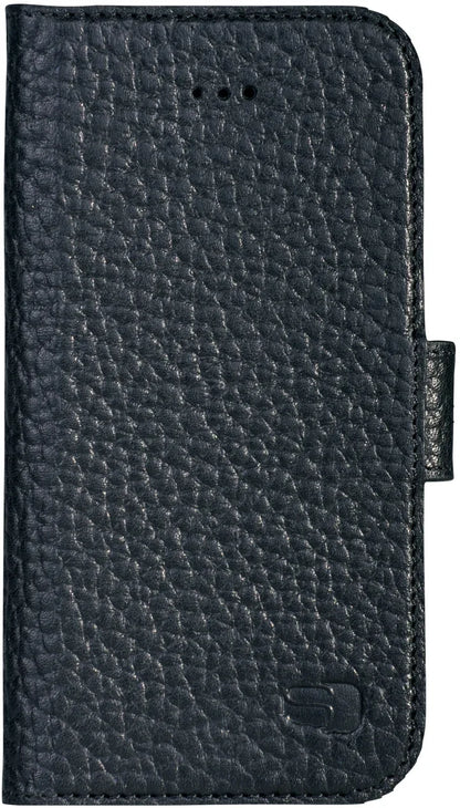 Senza Exquisite Leather Wallet Apple Iphone 6/6S Intense Black - Essentify