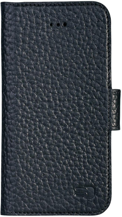 Senza Exquisite Leather Wallet Apple Iphone 5/5S/Se Intense Black - Essentify