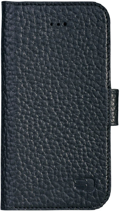 Senza Exquisite Leather Wallet Apple Iphone 7 Plus/8 Plus Intense Black - Essentify