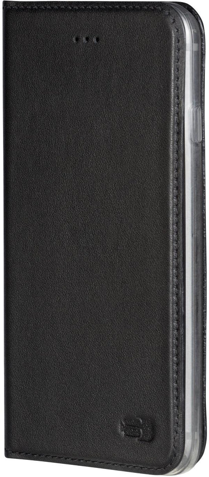 Senza Authentic Leather Booklet Apple Iphone 7 Plus/8 Plus Pure Black - Essentify