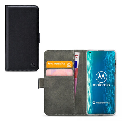 Mobilize Classic Gelly Wallet Book Case Motorola Edge Black - Essentify