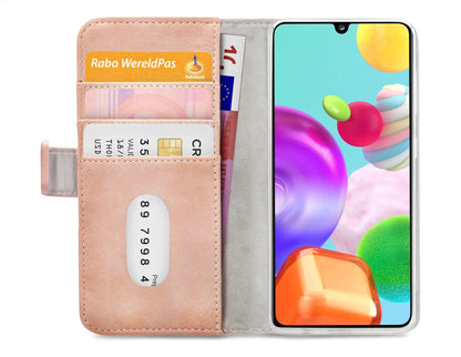 Mobilize Elite Gelly Wallet Book Case Samsung Galaxy A41 Soft Pink - Essentify