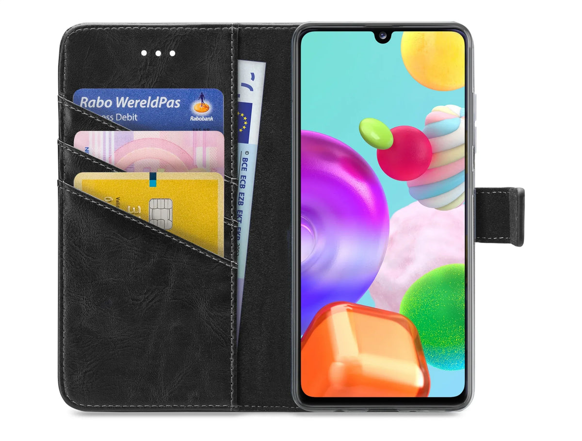 My Style Flex Wallet For Samsung Galaxy A41 Black - Essentify