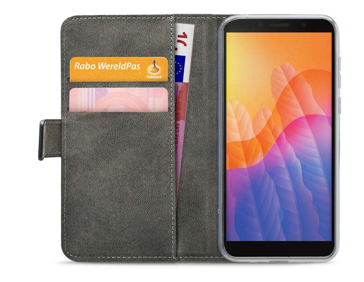 Mobilize Classic Gelly Wallet Book Case Huawei Y5P Black - Essentify