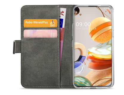 Mobilize Classic Gelly Wallet Book Case Lg K61 Black - Essentify