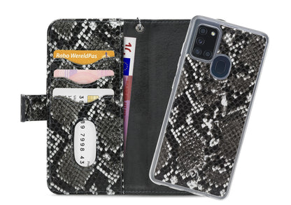 Mobilize 2In1 Gelly Zipper Case Samsung Galaxy A21S Black/Snake - Essentify