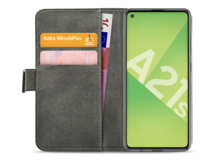 Mobilize Classic Gelly Wallet Book Case Samsung Galaxy A21S Black - Essentify