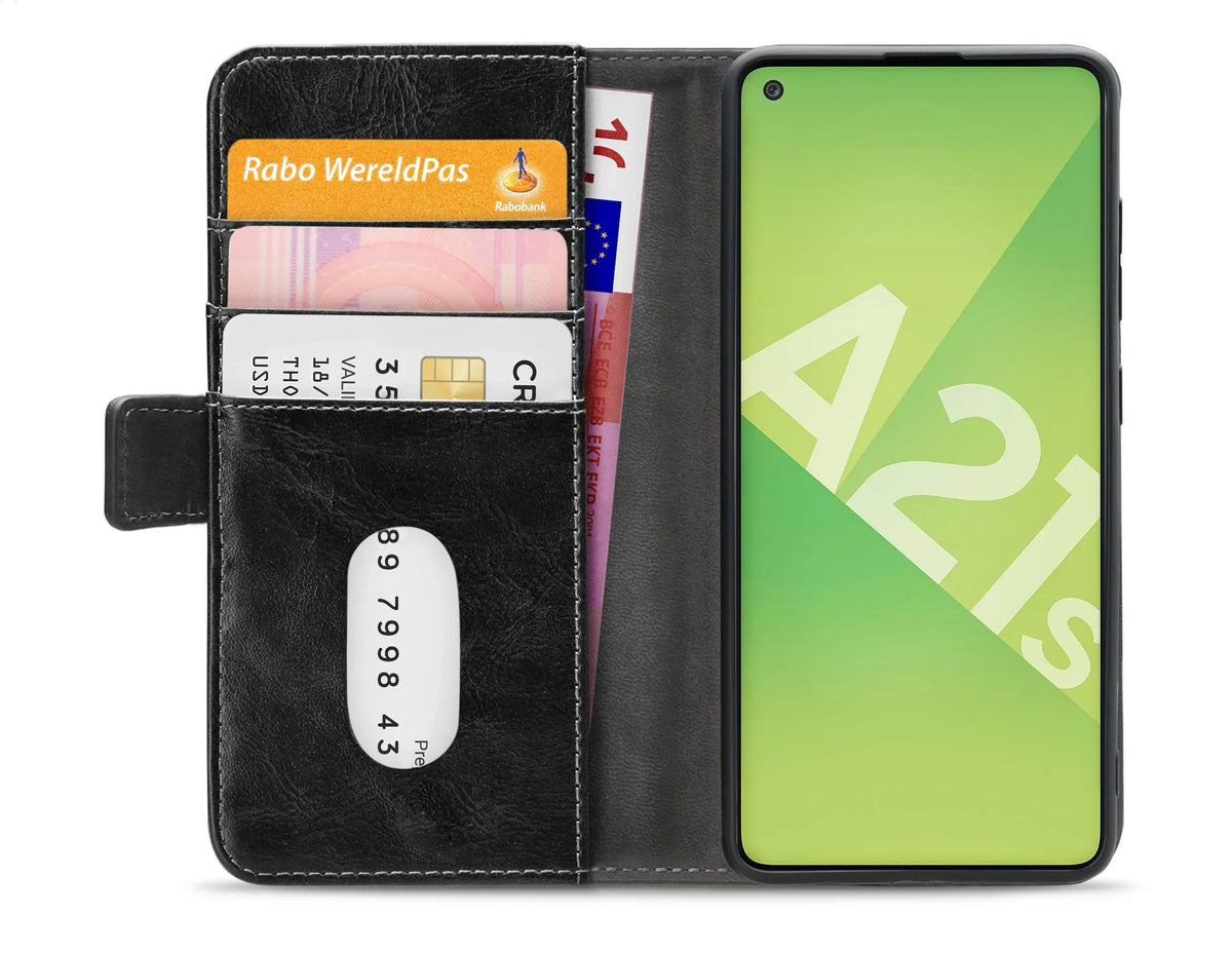 Mobilize Elite Gelly Wallet Book Case Samsung Galaxy A21S Black - Essentify