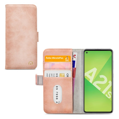 Mobilize Elite Gelly Wallet Book Case Samsung Galaxy A21S Soft Pink - Essentify